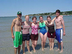 Photo of participants enjoying the beach