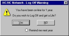 Log Off Warning
